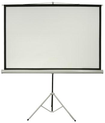 Projection-screen wtih-tripod-stand
